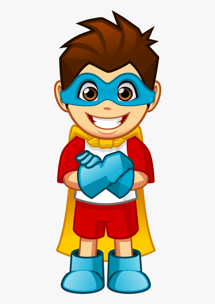Superhero Boy Png - Superhero Cartoon No Background, Transparent Png