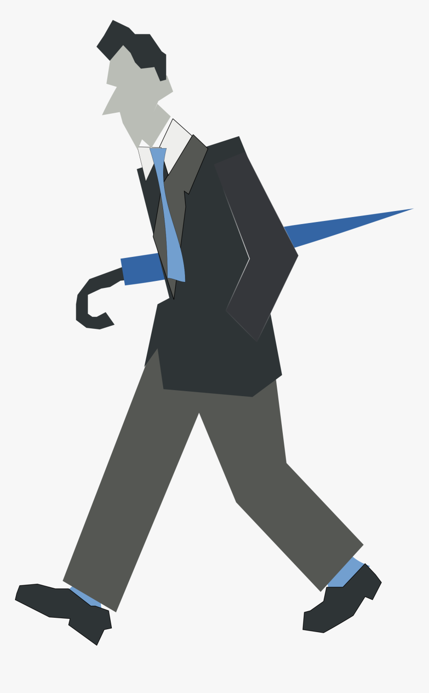 Man Walking Clip Arts - Man Walking Clipart, HD Png Download