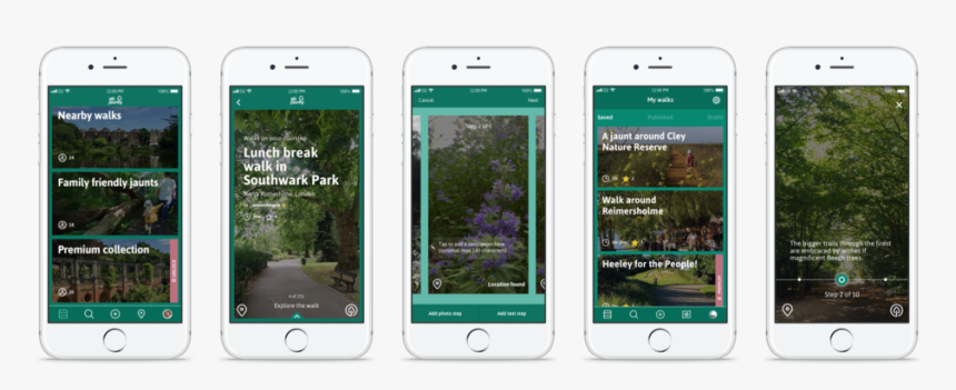 Go Jauntly Mobile Walking App Transparent Bg - Iphone, HD Png Download