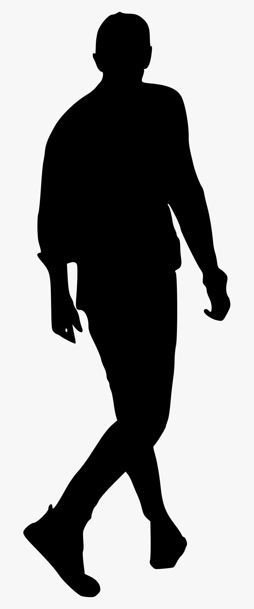 Black Silhouette No Background, HD Png Download