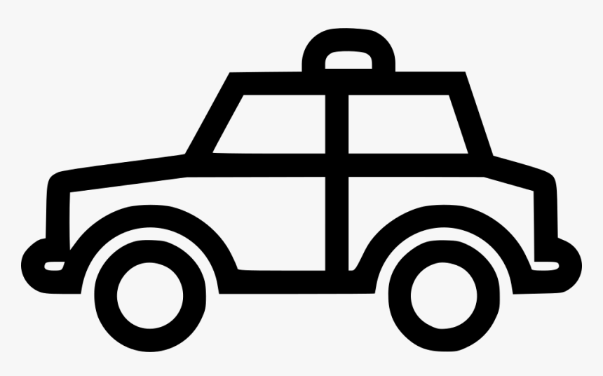 Police Car - No Parking Drawing, HD Png Download