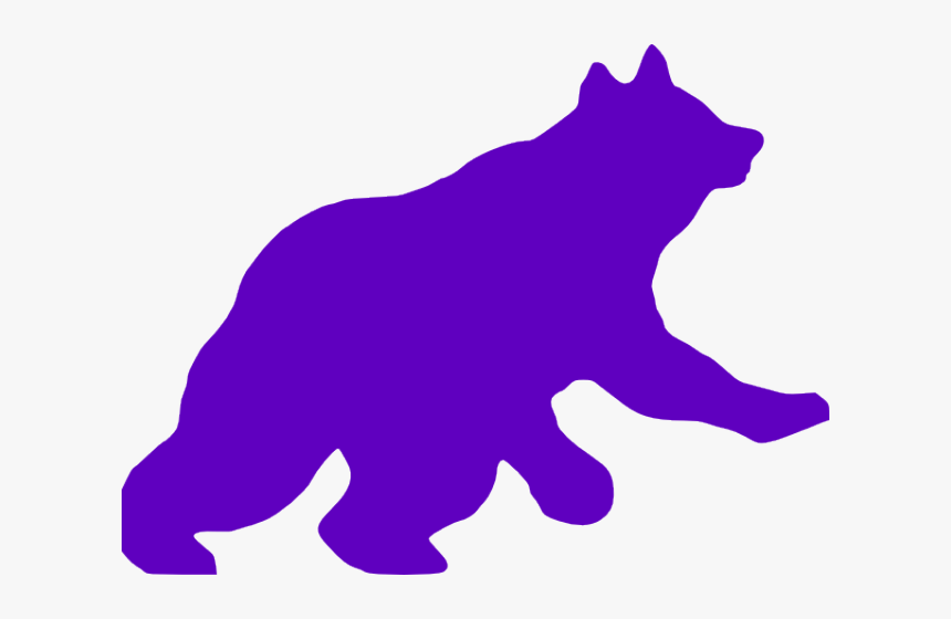 Grizzly Bear Clipart Small Bear - Running Bear Clip Art, HD Png Download