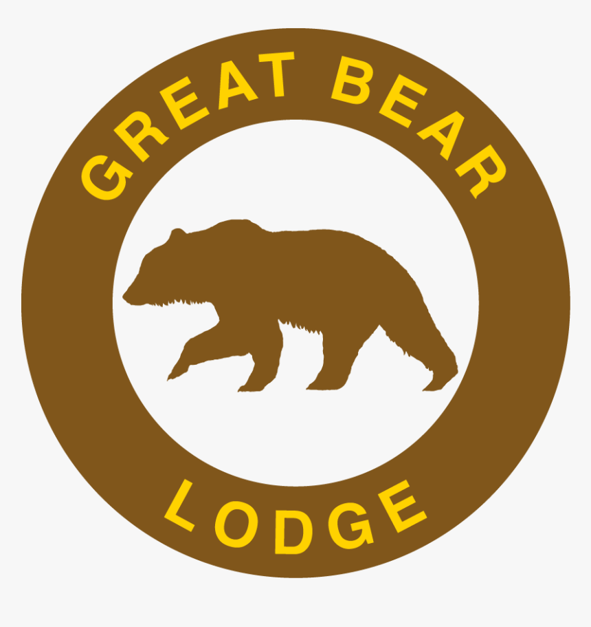 Great Bear Lodge Logo - Grizzly Bear, HD Png Download