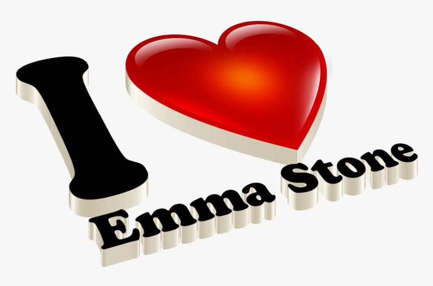 Emma Stone Heart Name Transparent Png - Victoria Name In Heart, Png Download
