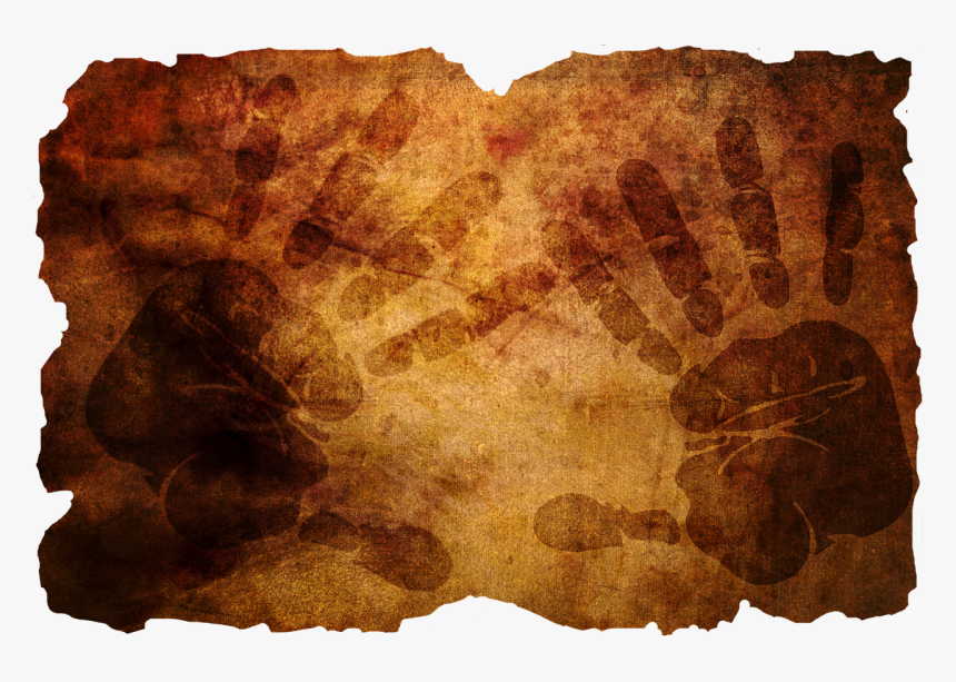 Old Handprint Transparent, HD Png Download