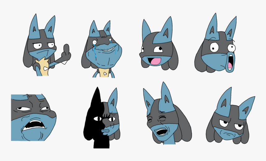 Lucario Meme Faces By Winick-lim - Lucario Meme Transparent, HD Png Download