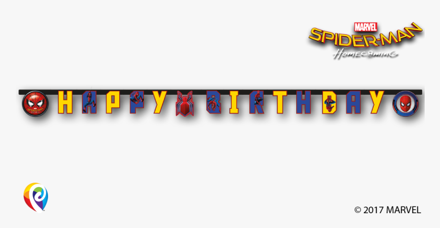 Marvel Spider-man Homecoming - Spiderman Happy Birthday Png, Transparent Png