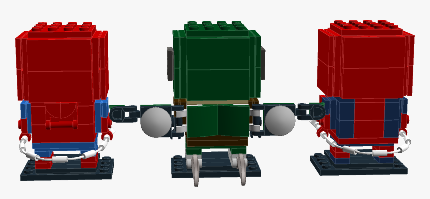 Lego Brickheadz Custom Spider Man, HD Png Download