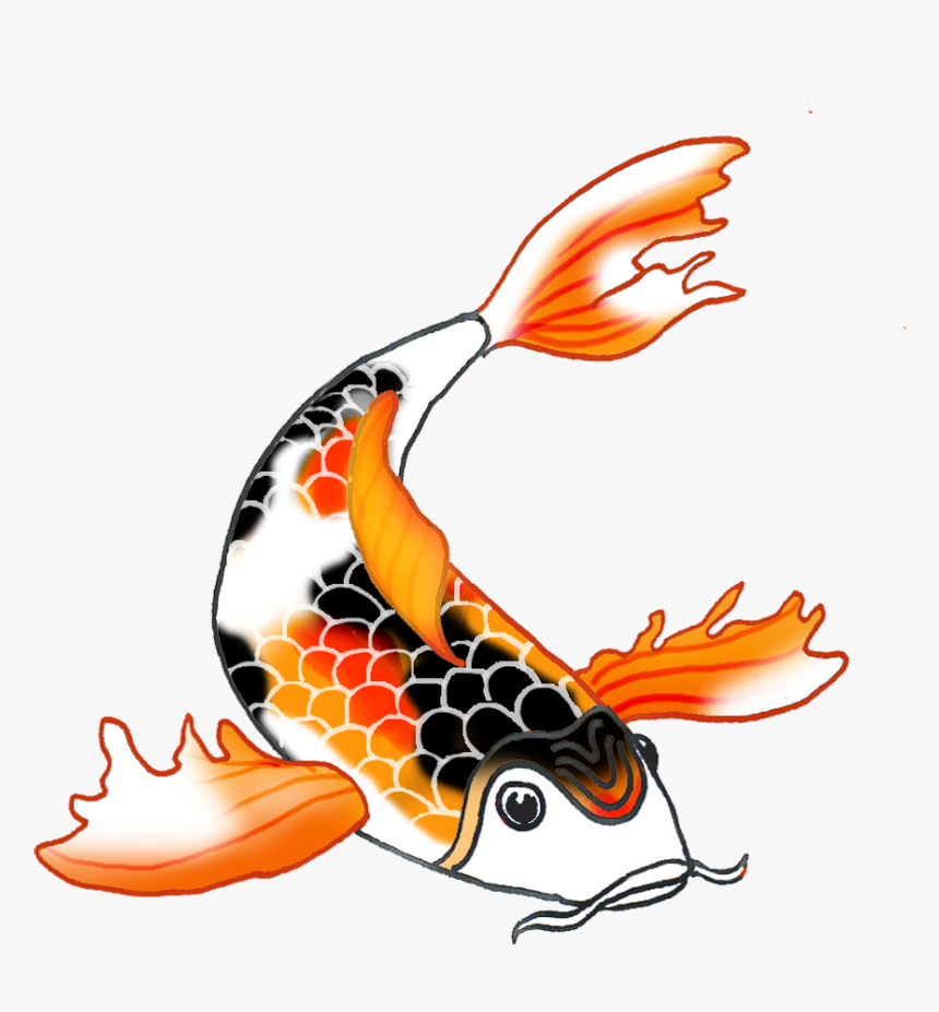 Anime koi fish vinyl decal  TenStickers