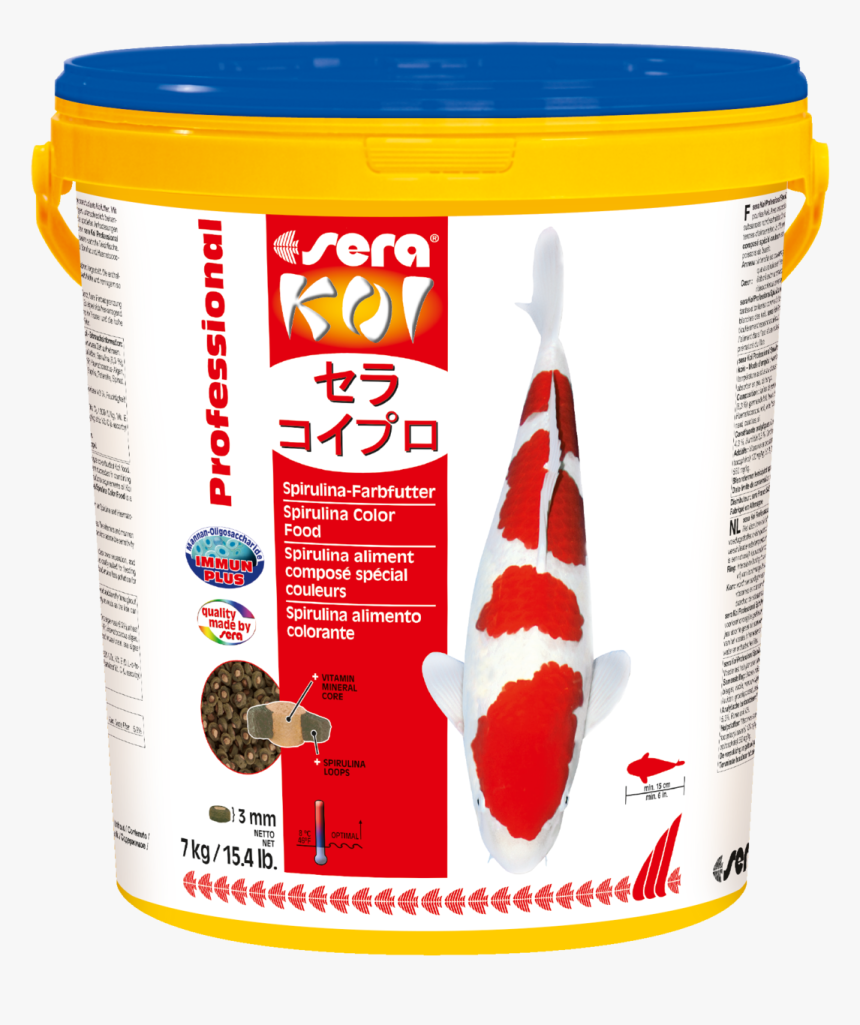 4001942070362 40396 Int Sera Koi Professional Spirulina - Sera Koi Professional Spirulina, HD Png Download