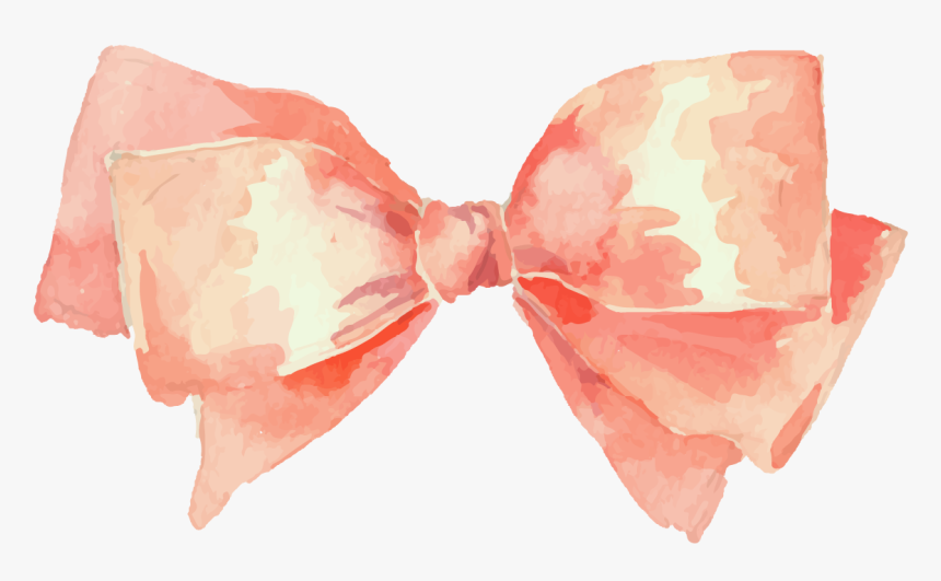 Watercolor Painting Drawing - Watercolor Bow Tie Png, Transparent Png