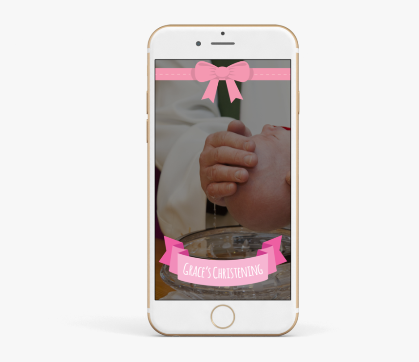 Christening Pink Bow , Png Download - Iphone, Transparent Png