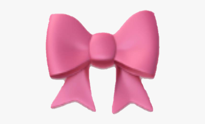 #emoji #pink #ribbon #bow #pinkbow #pinkribbon - Bow Emoji Transparent, HD Png Download