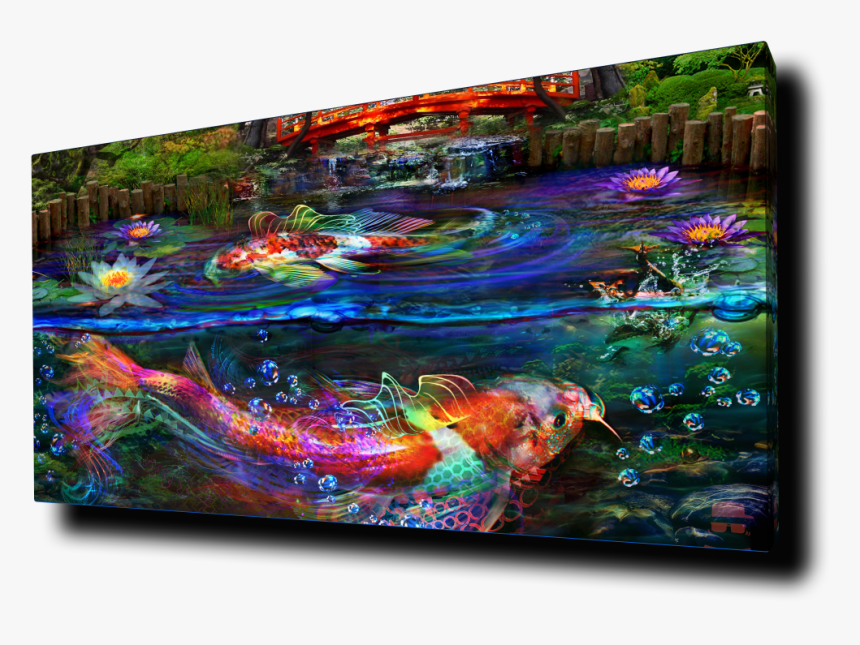 Koi Tapestry, HD Png Download