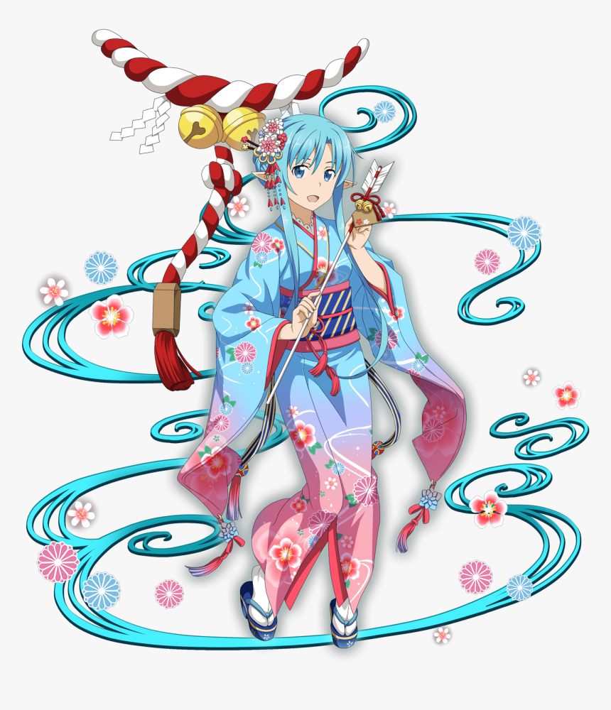 Asuna Votive Prayers Sao Png Png Prayer Cartoon People - Asuna Sword Art Memory, Transparent Png