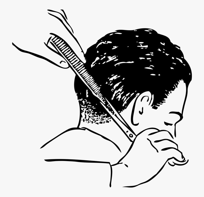 Barber Clip Pole - Hair Cut Clipart, HD Png Download