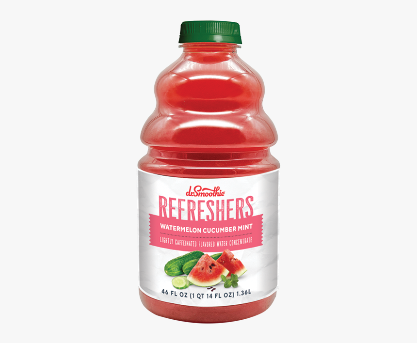 Refreshers Watermelon Cucumber Mint - Plastic Bottle, HD Png Download