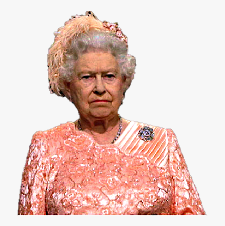 The Queen Png Queen Elizabeth Serious Face, Transparent Png