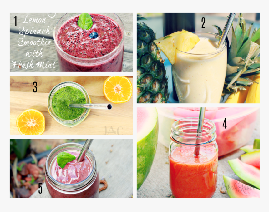5 Summer Smoothies - Health Shake, HD Png Download