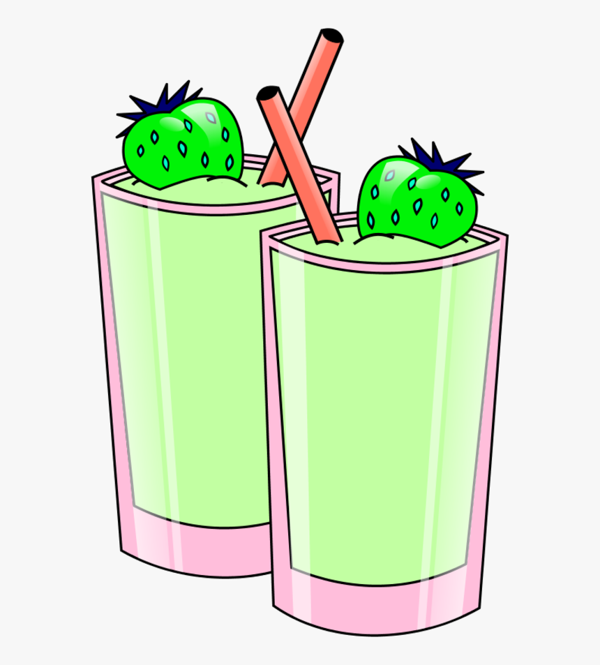 Strawberry Smoothie Vector Clip Art Library Png - Smoothie Clipart Png, Transparent Png