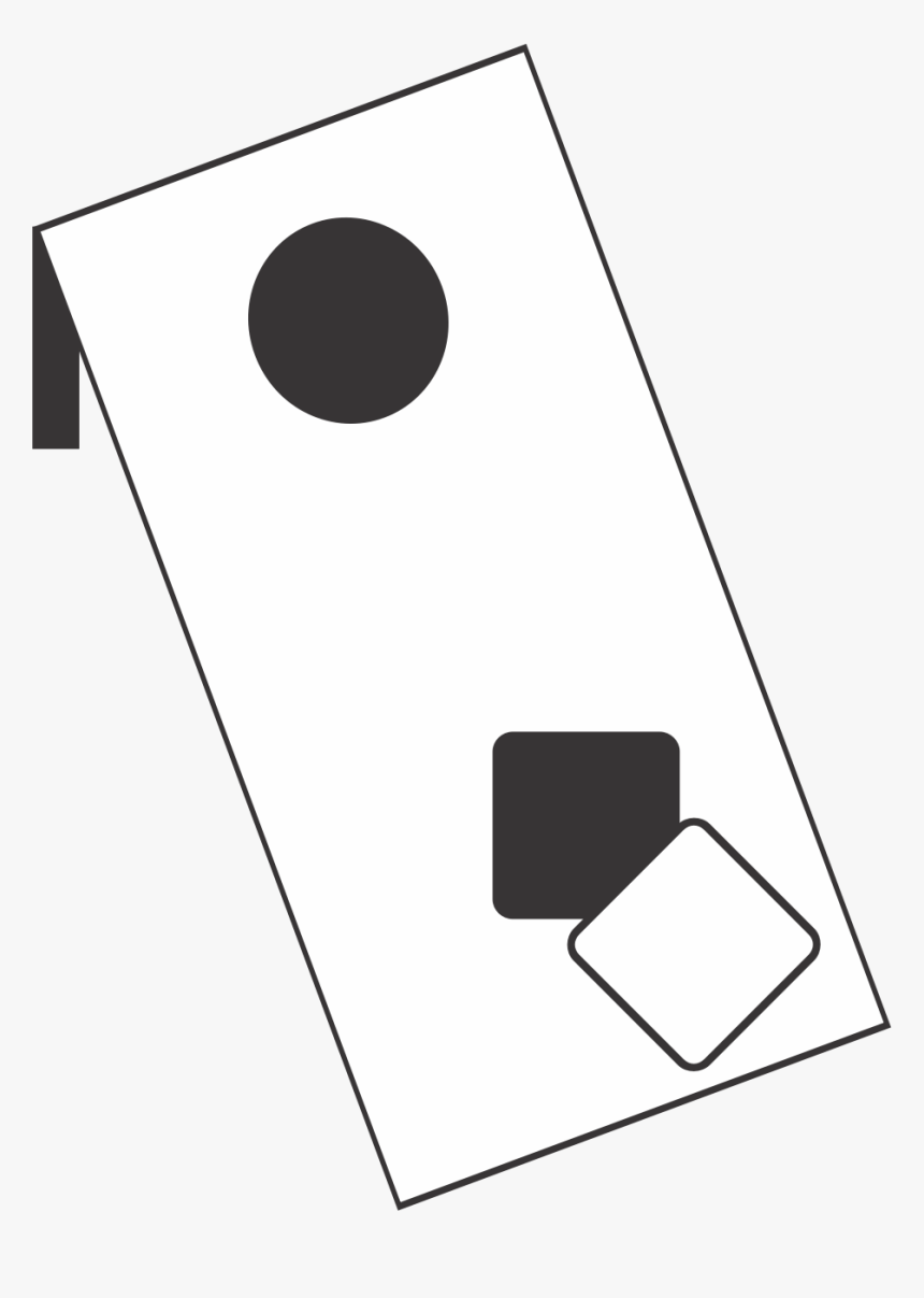 Corn Hole Clip Arts - Cornhole Board Clip Art, HD Png Download