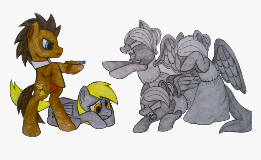 Ponified, Pony, Safe, Sonic Screwdriver, Time Turner, - Doctor Whooves Weeping Pegasus, HD Png Download