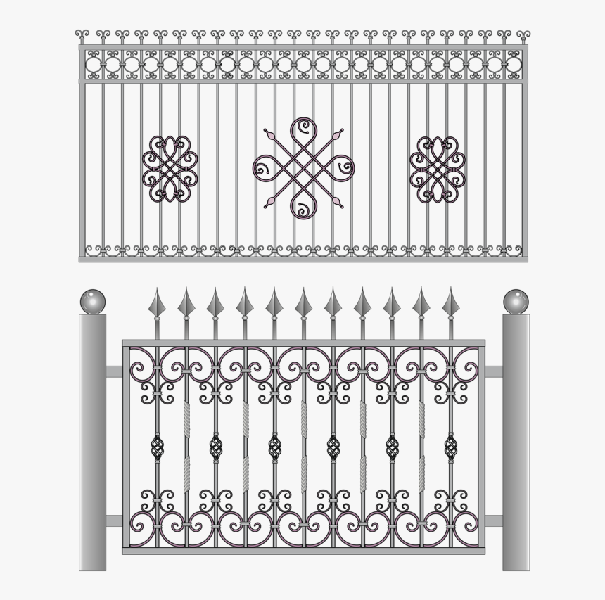 Png Pinterest Iron - Gate, Transparent Png