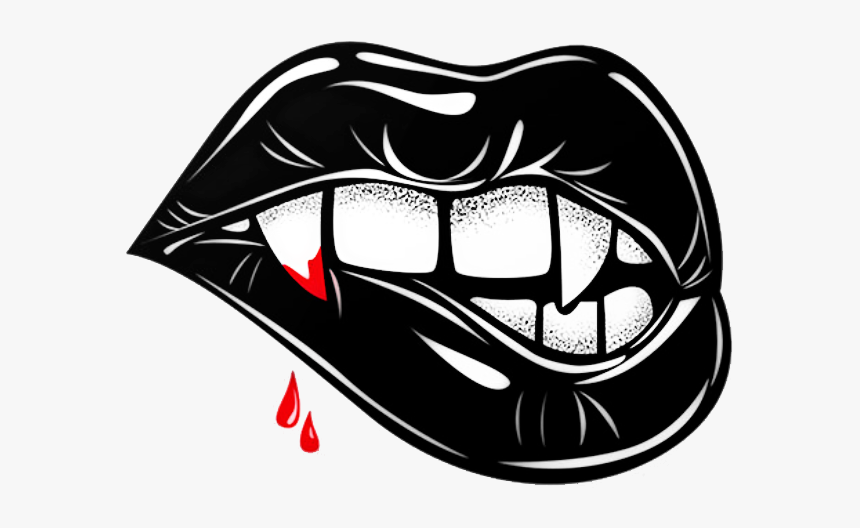 #halloween #vampire #blood #vampirefangs #vampireteeth#freetoedit - Drawing, HD Png Download
