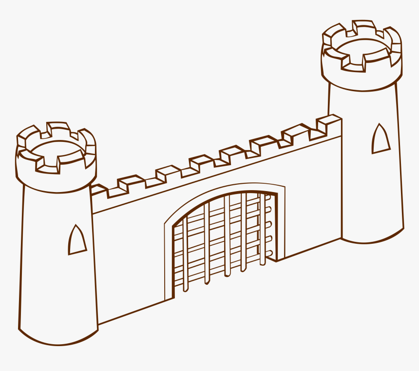 Rpg Map Symbols Gate 2 Clip Arts - Gate Clip Art, HD Png Download