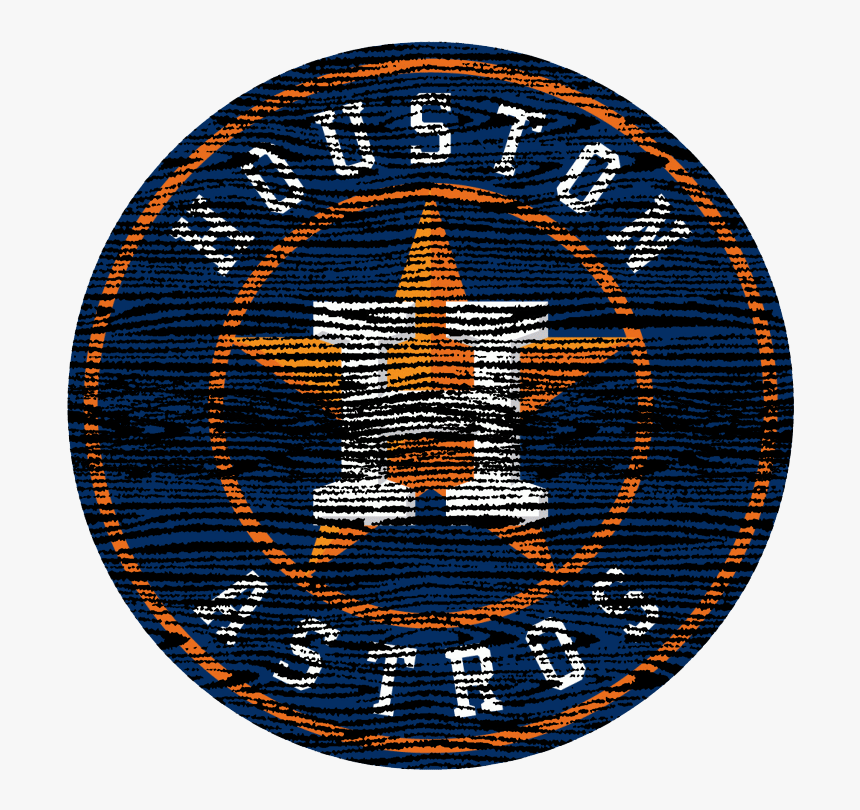 Houston Astros 2013-pres Primary Logo Distressed Iron - Transparent Astros Logos, HD Png Download