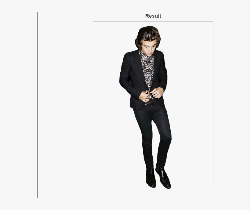 Black, Png, And Harry Styles Image - Tuxedo, Transparent Png