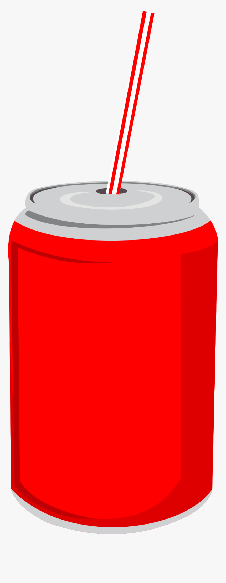 Cylinder,red,fizzy Drinks - Refrigerante Desenho Png, Transparent Png