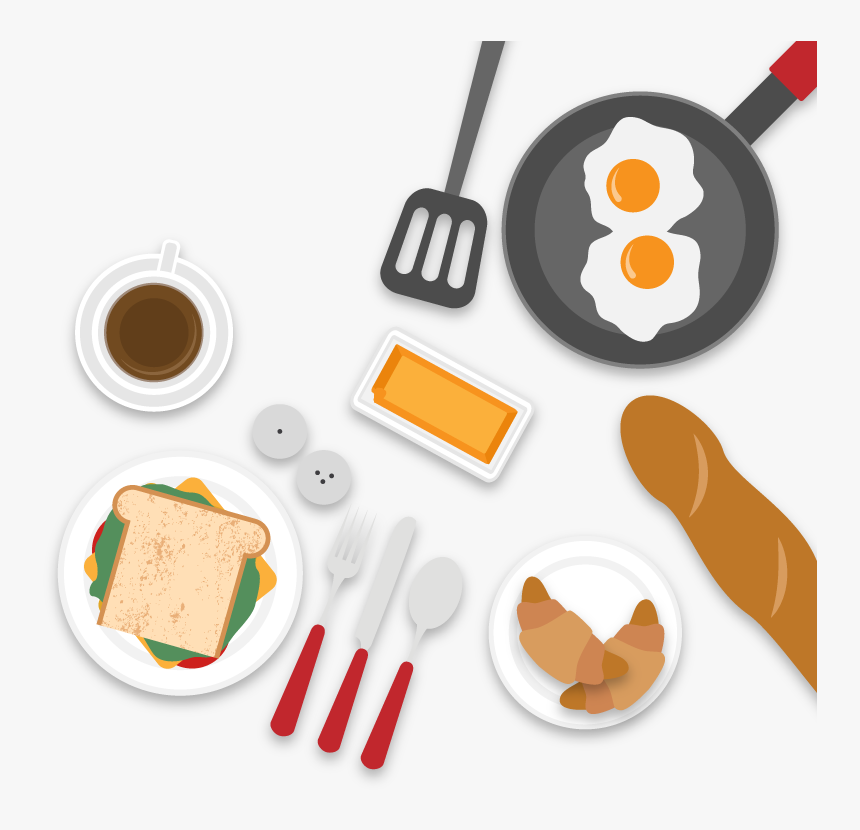 Coffee Breakfast Brunch Food Drink - Breakfast, HD Png Download