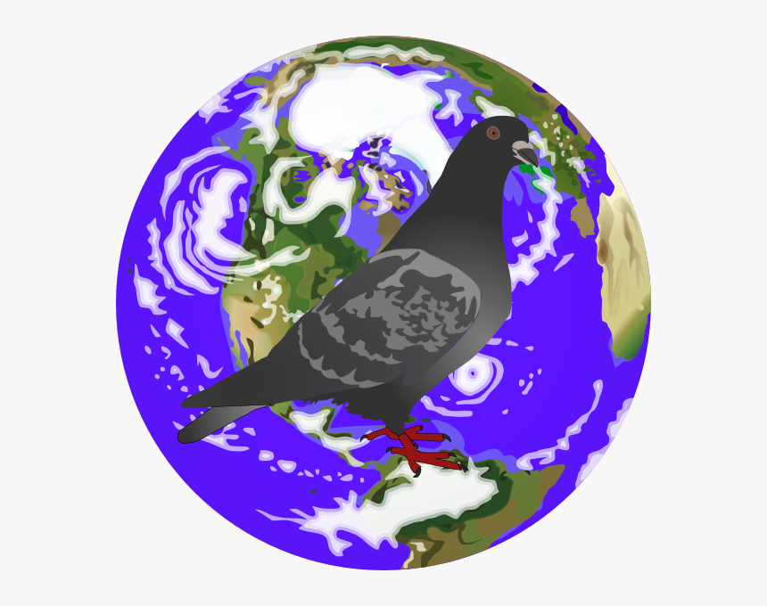World Racing Homer Pigeon Svg Clip Arts - Earth Is A Countable And Uncountable Noun, HD Png Download