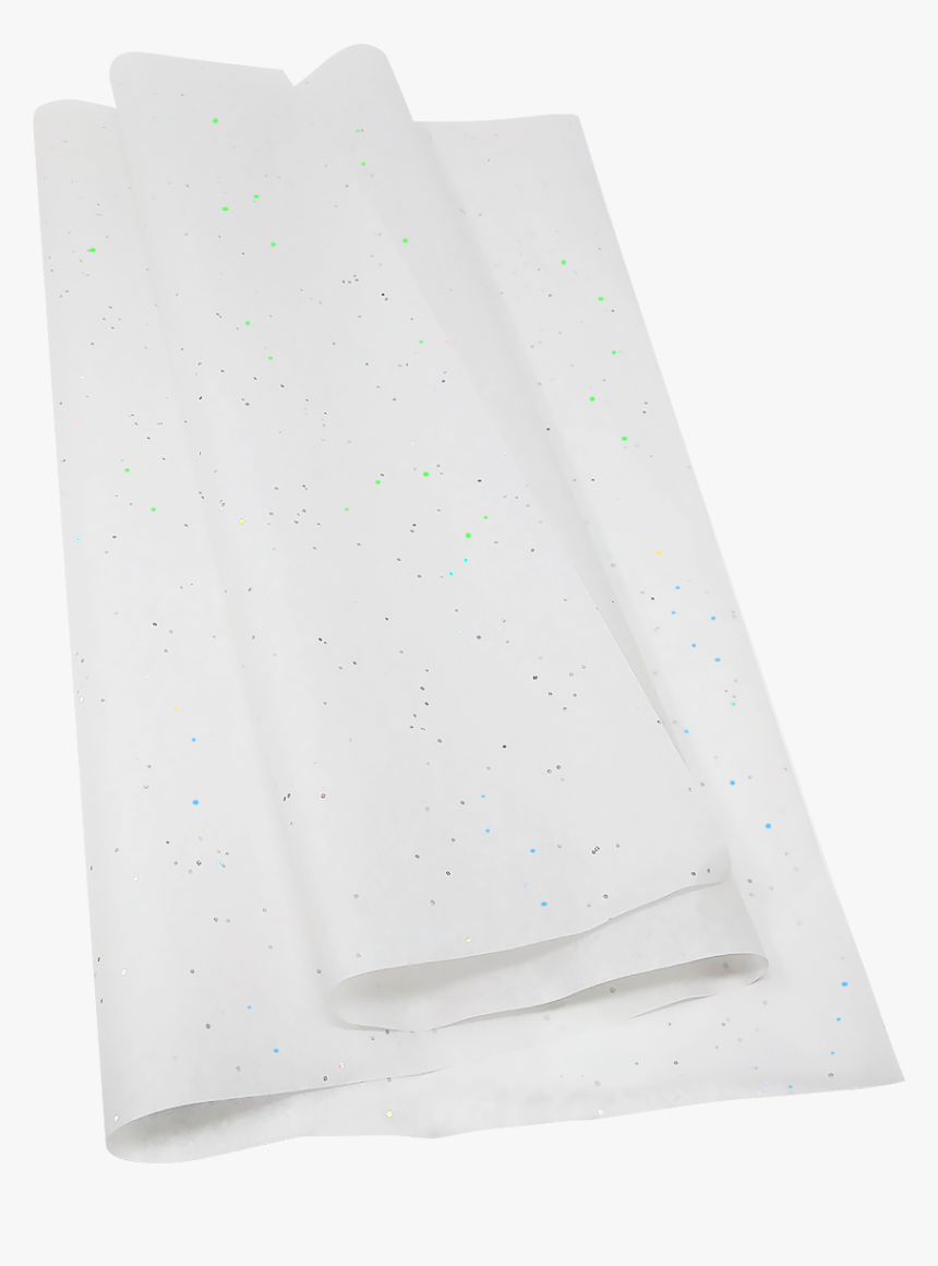 White Sparkle Glitter Tissue Paper, 50 X 75 Cm - Paper, HD Png Download