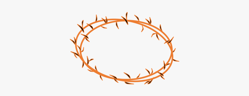 Text,body Jewelry,line - Clipart Of Crown Of Thorns, HD Png Download