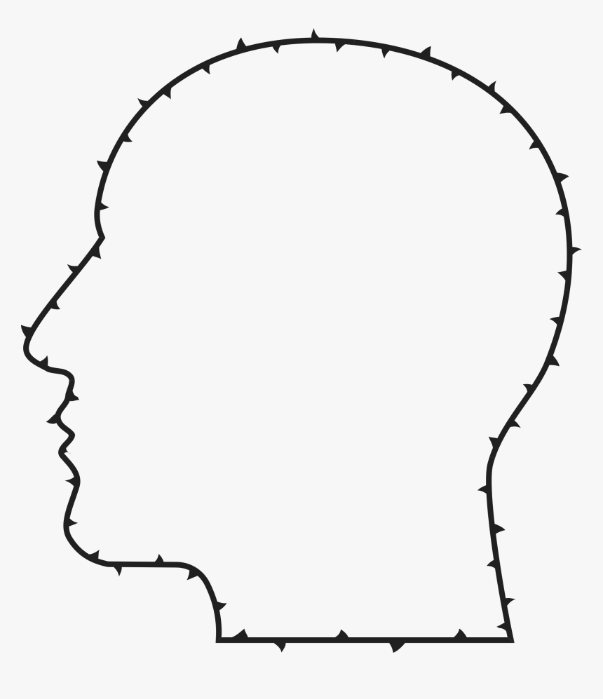 Thorns Head Clip Arts - Marco De Flores Redondo Hd, HD Png Download