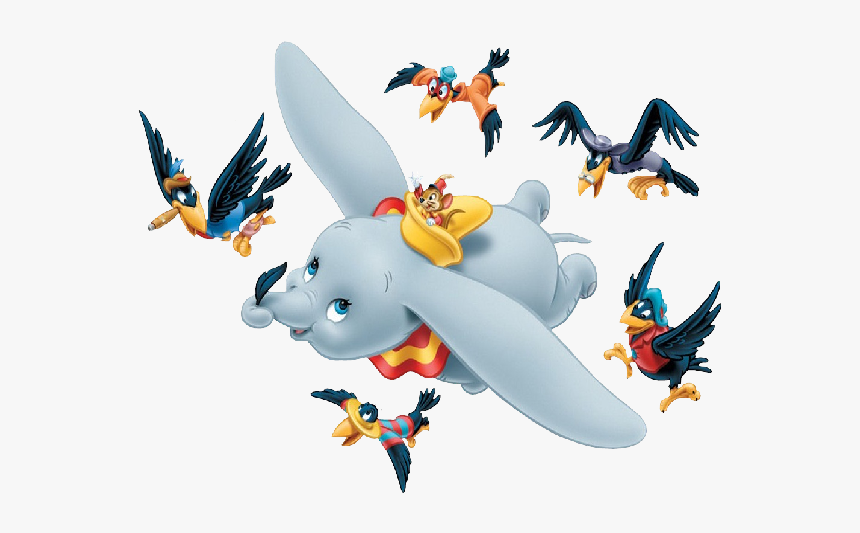 Dumbo The Flying Elephant Timothy Q - Dumbo And His Friends, HD Png Download