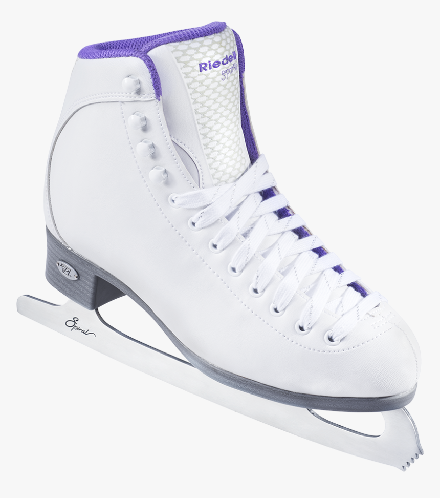 Riedell Model 118 Sparkle Skate Set With Spiral Stainless - Figure Skate, HD Png Download