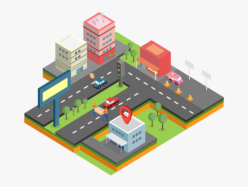 Dumbo Delivery Banner - Isometric City, HD Png Download