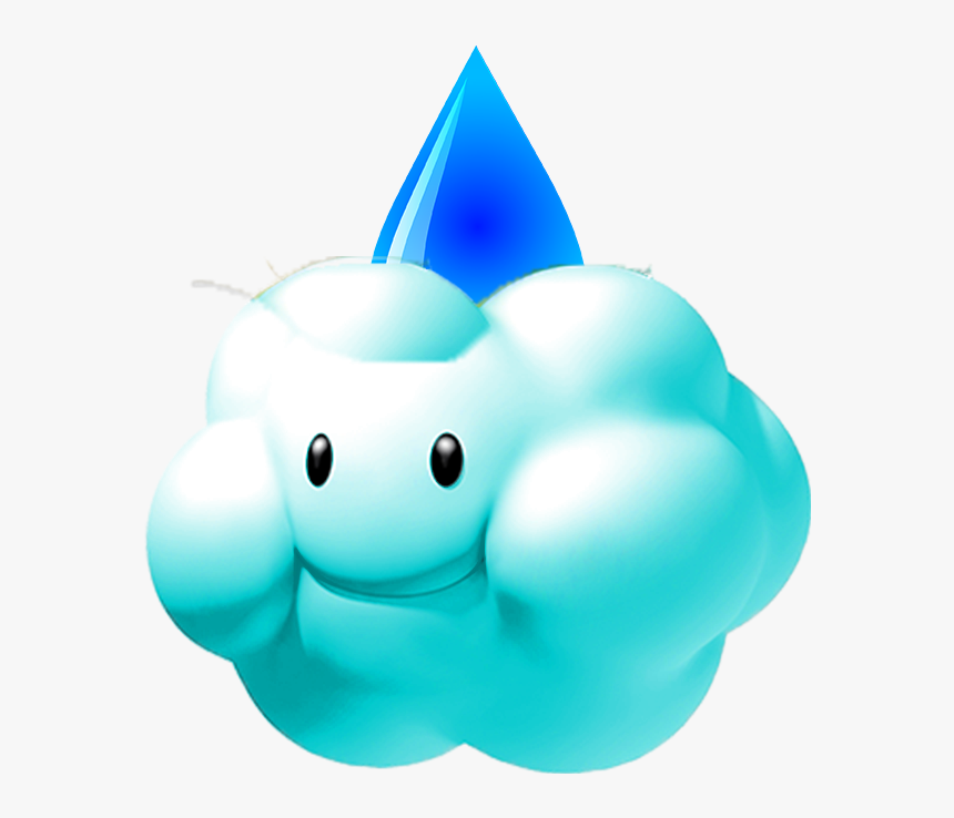 Mario Kart Snow Cloud Clipart , Png Download - Snow Cloud Mario, Transparent Png