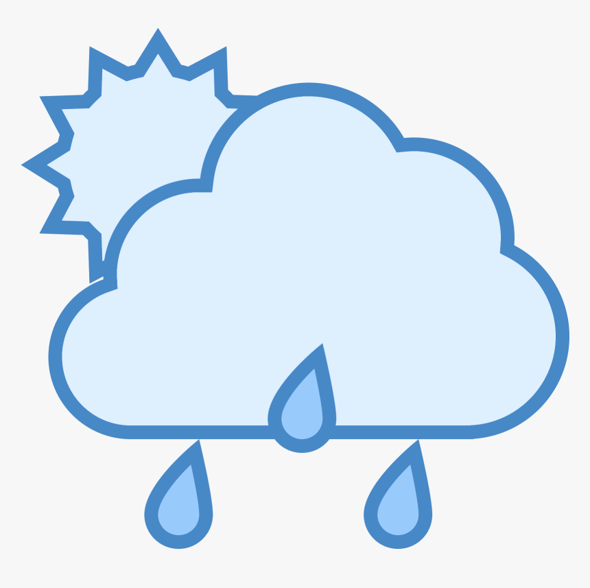 Rain Cloud Icon - Vector Graphics, HD Png Download