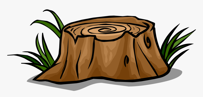 Transparent Cartoon Tree Stump Clipart , Png Download - Tree Stump Clipart, Png Download
