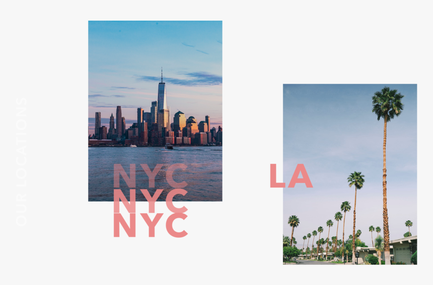 Nyc La - Skyline, HD Png Download