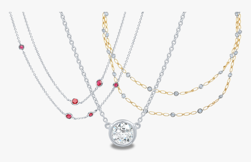 Women S Gold And Diamond Necklaces - Chain, HD Png Download