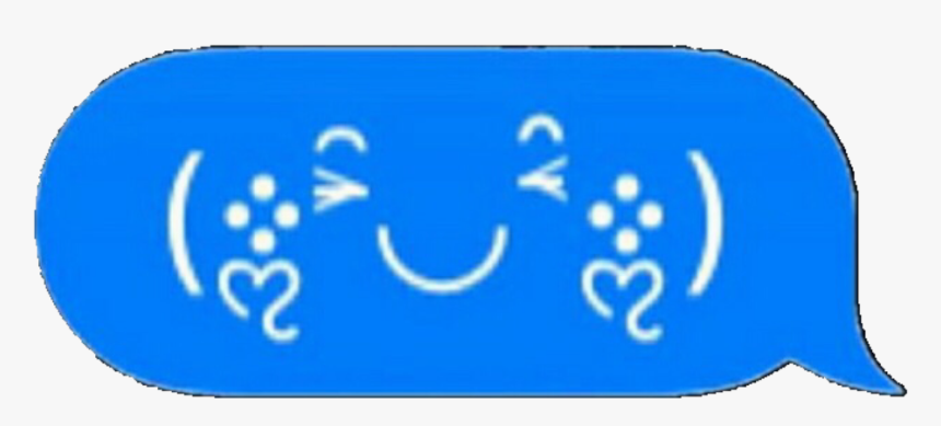 #blue #imessage #message #bubble #iphone #phone #text, HD Png Download