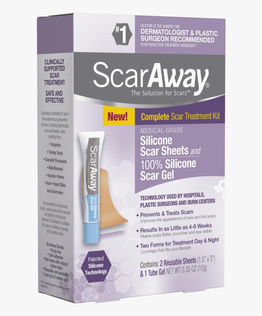 Scaraway Silicone Scar Sheets, HD Png Download