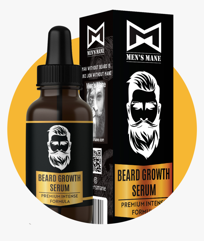 Mens Mane Beard Growth Serum, HD Png Download