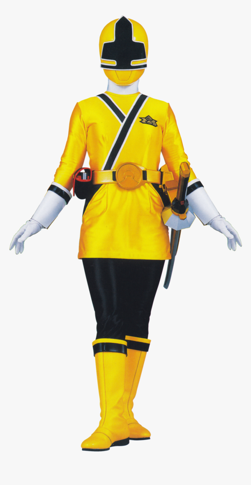 Power Ranger Samurai Yellow, HD Png Download