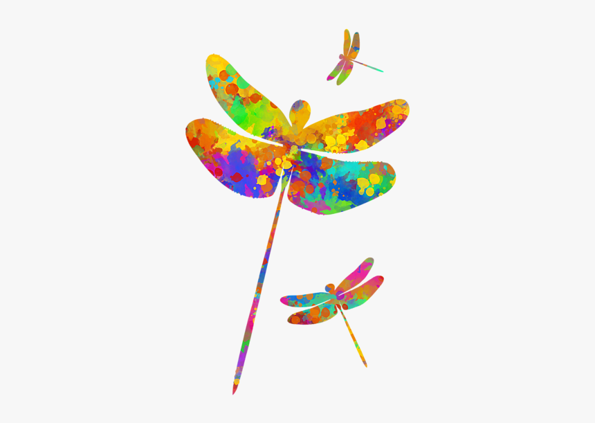 Dragonfly Watercolor Png, Transparent Png